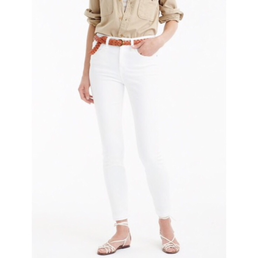J. Crew white toothpick jeans
